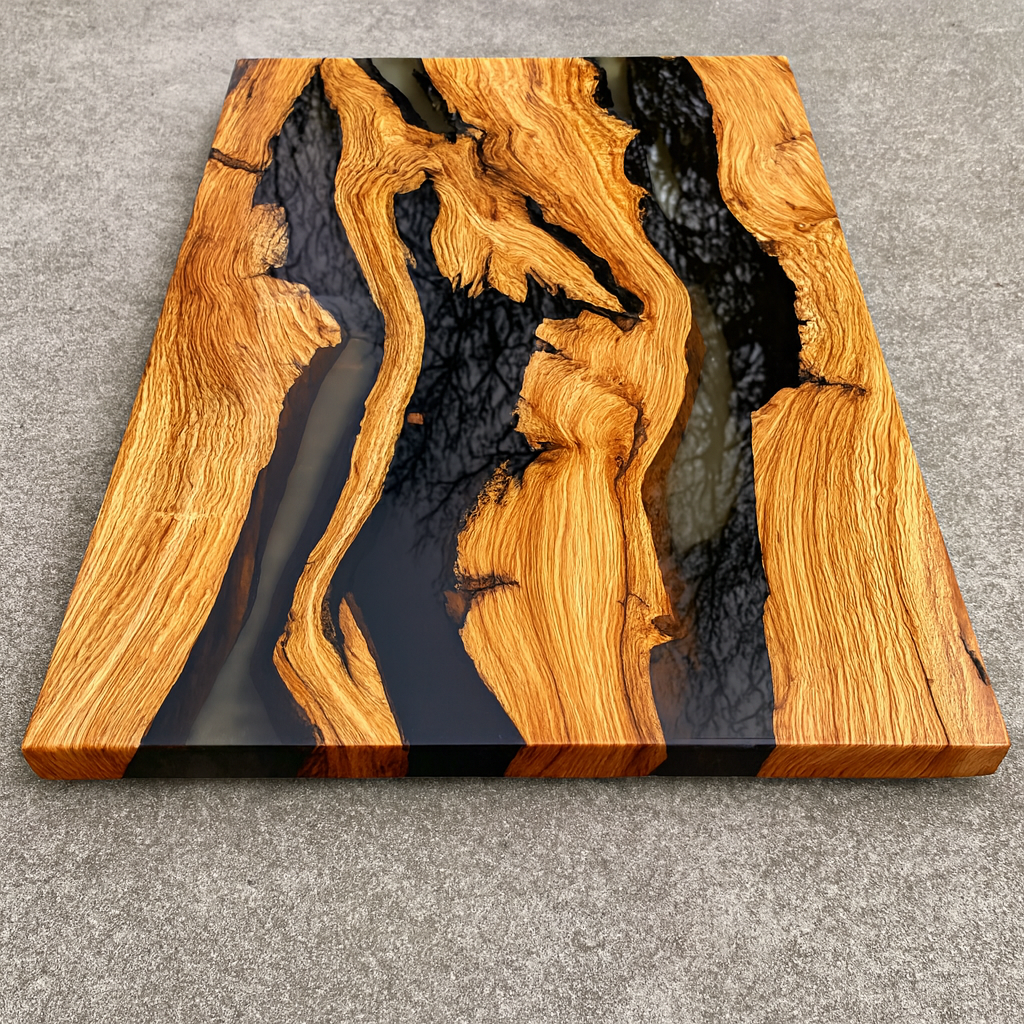 Tagliere in legno e resina