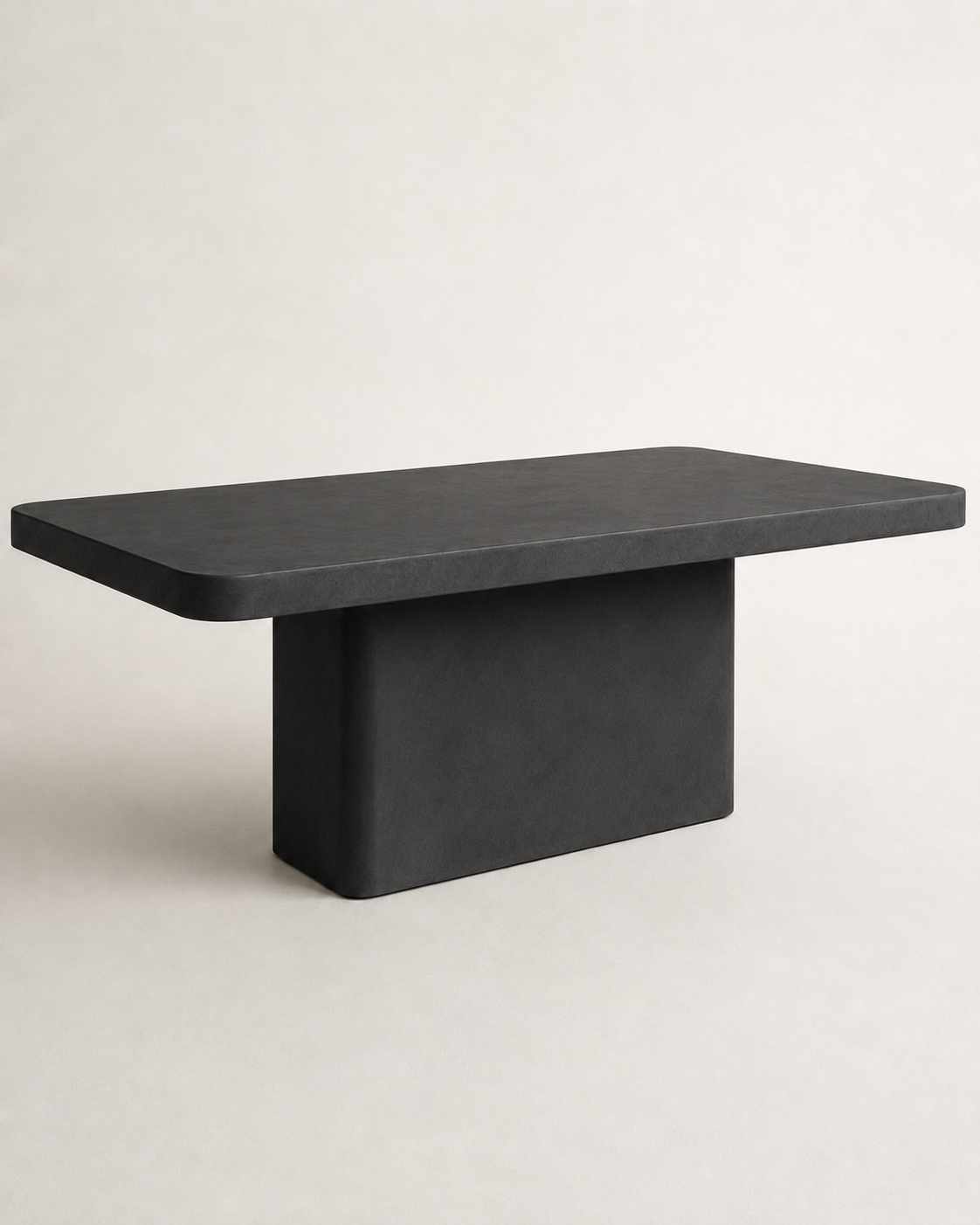 Monolite - Tavolo in microcemento nero grafite