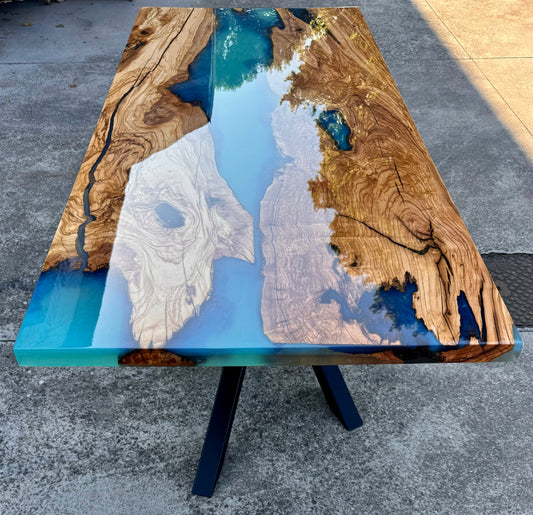 MAREA - River Table in legno e resina