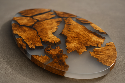 Tagliere in legno e resina