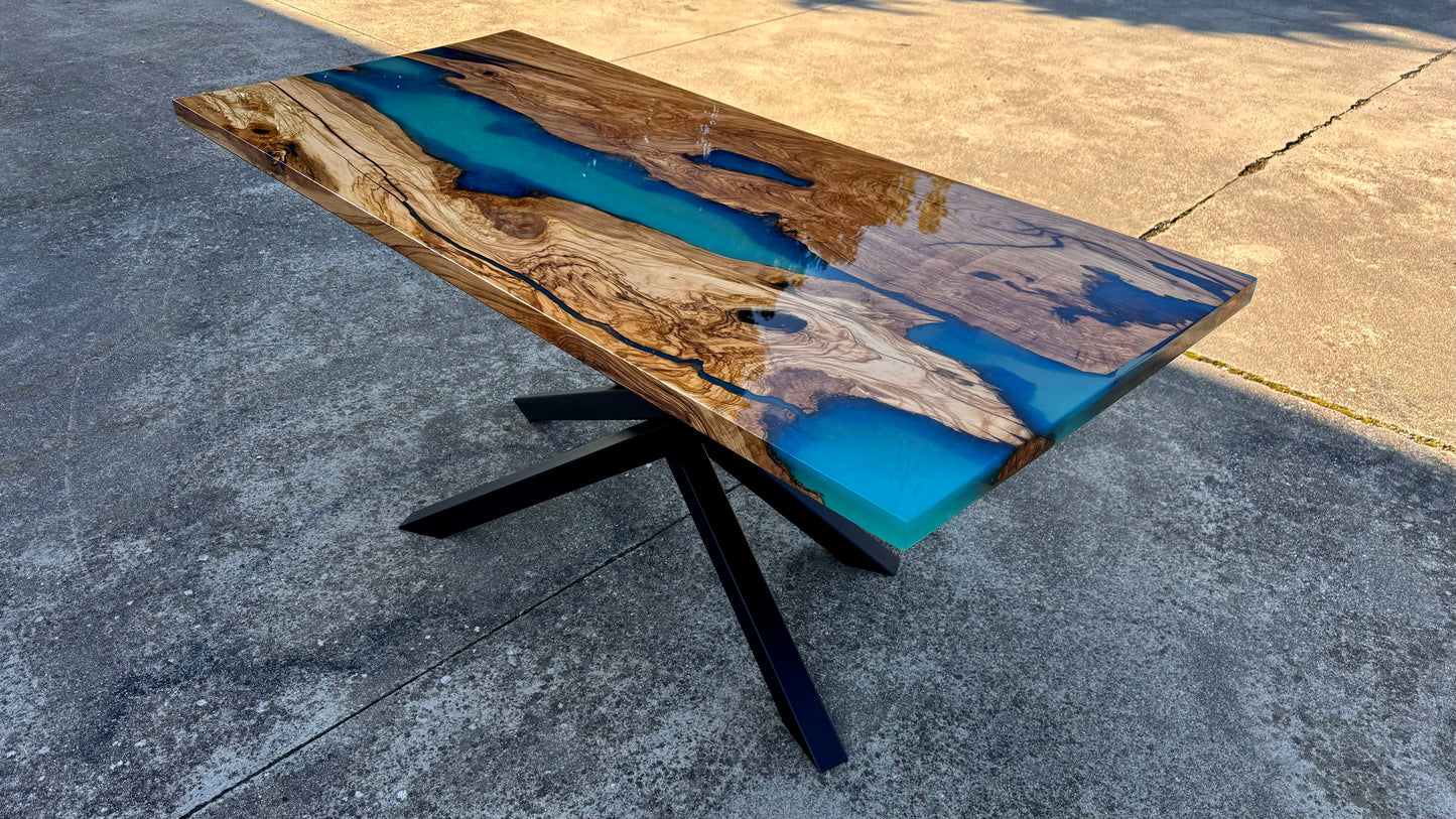 MAREA - River Table in legno e resina