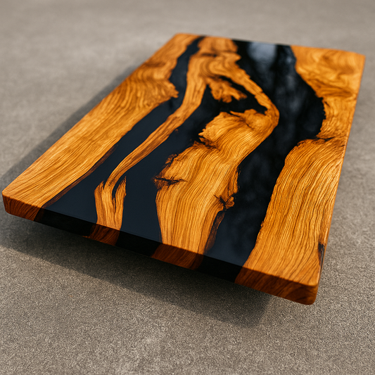 Tagliere in legno e resina
