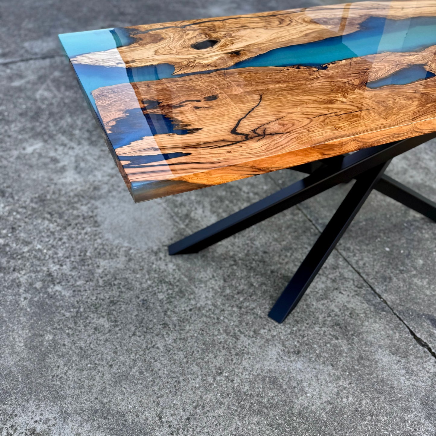 MAREA - River Table in legno e resina