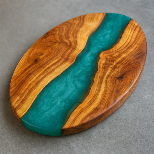 Tagliere in legno e resina