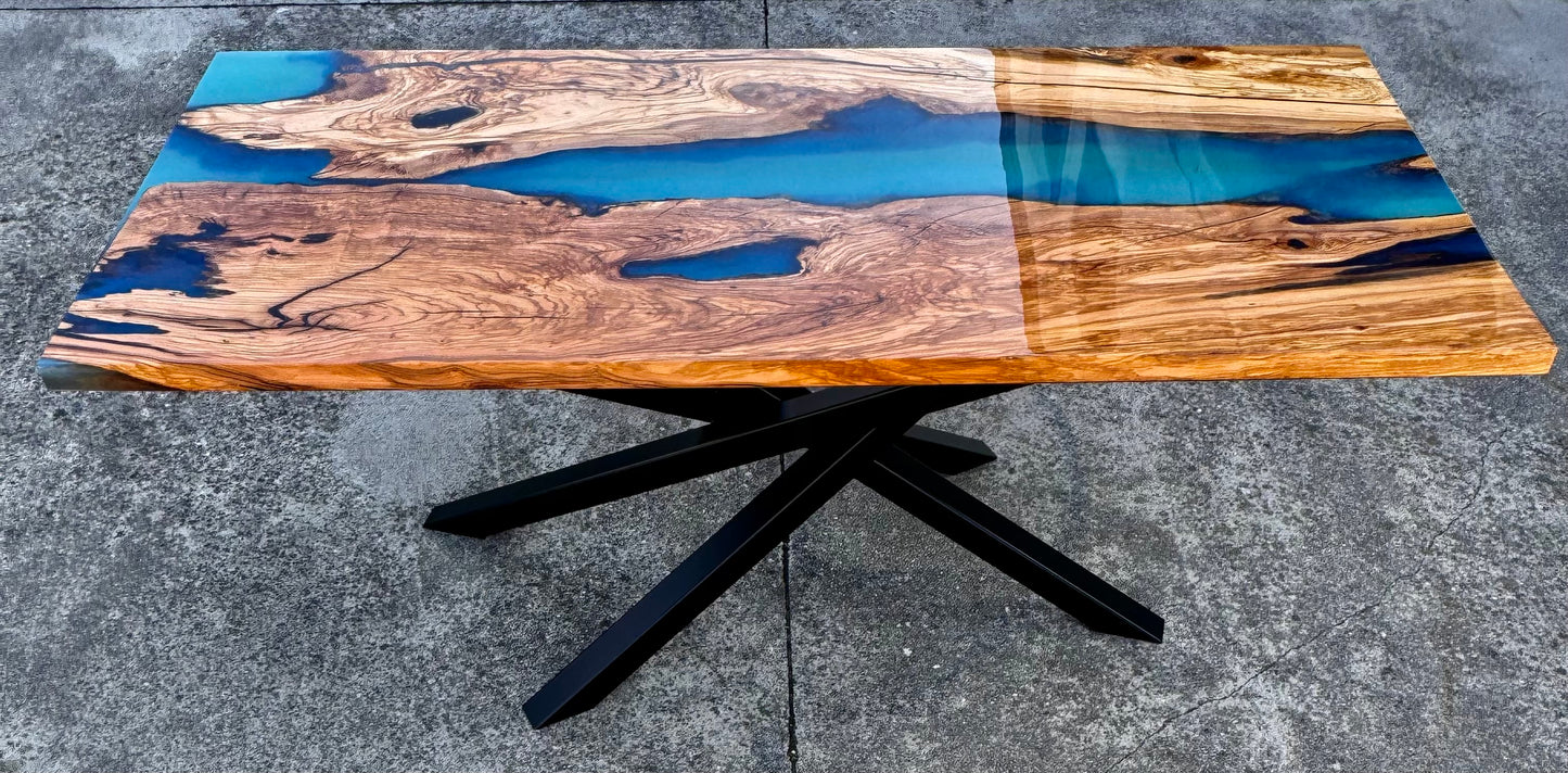 MAREA - River Table in legno e resina