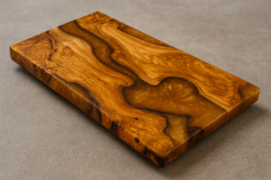 Tagliere in legno e resina