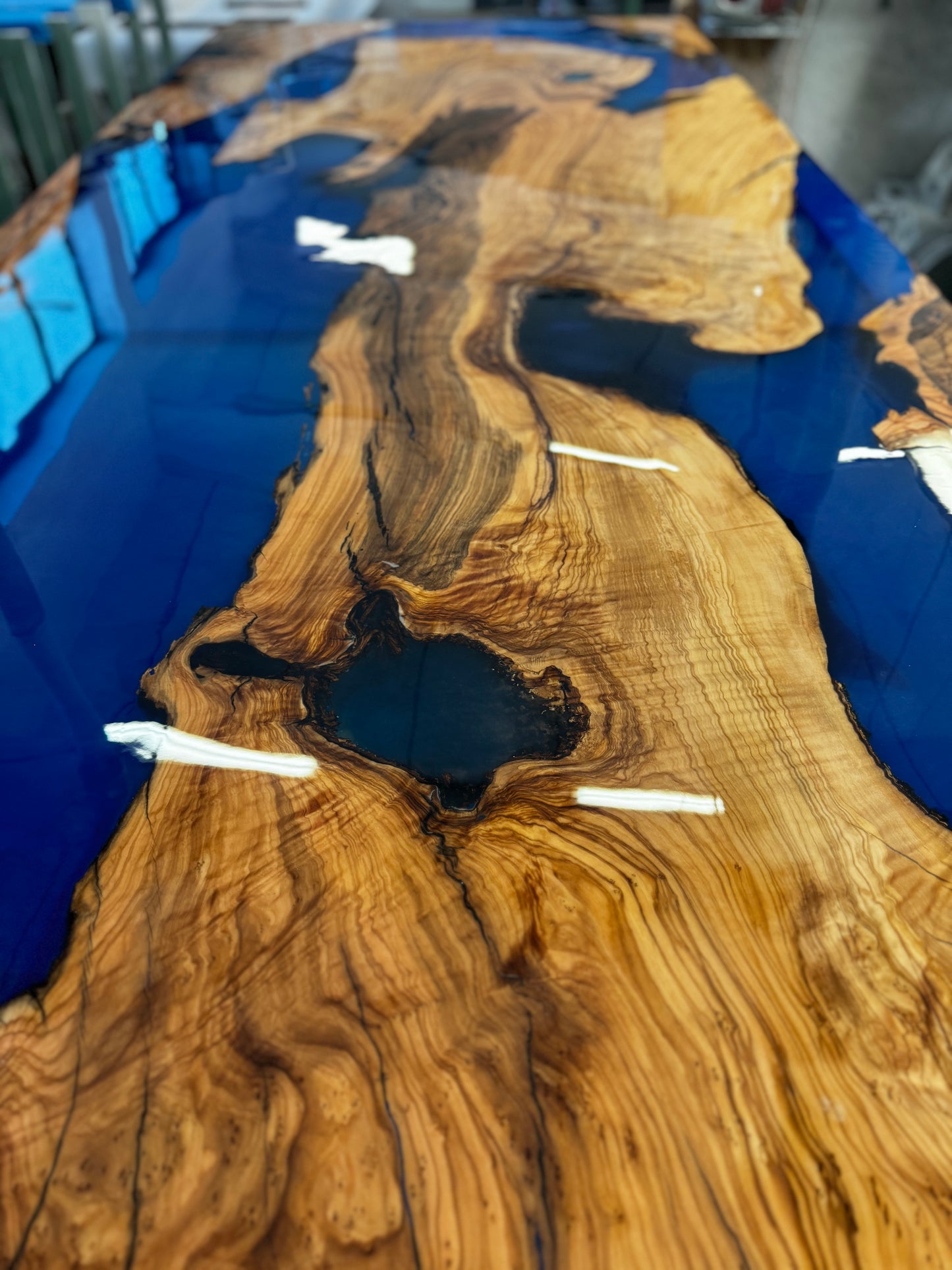 Poseidone - River Table in legno e resina