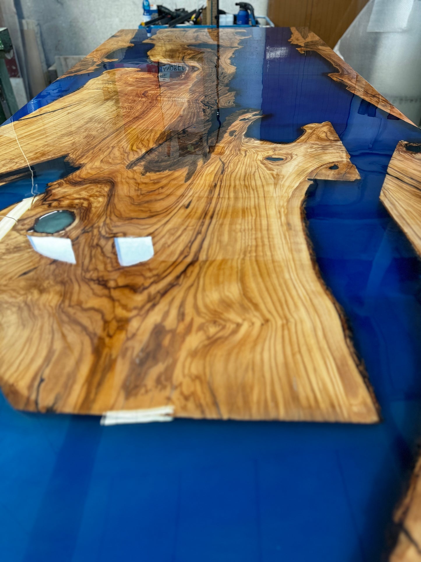 Poseidone - River Table in legno e resina