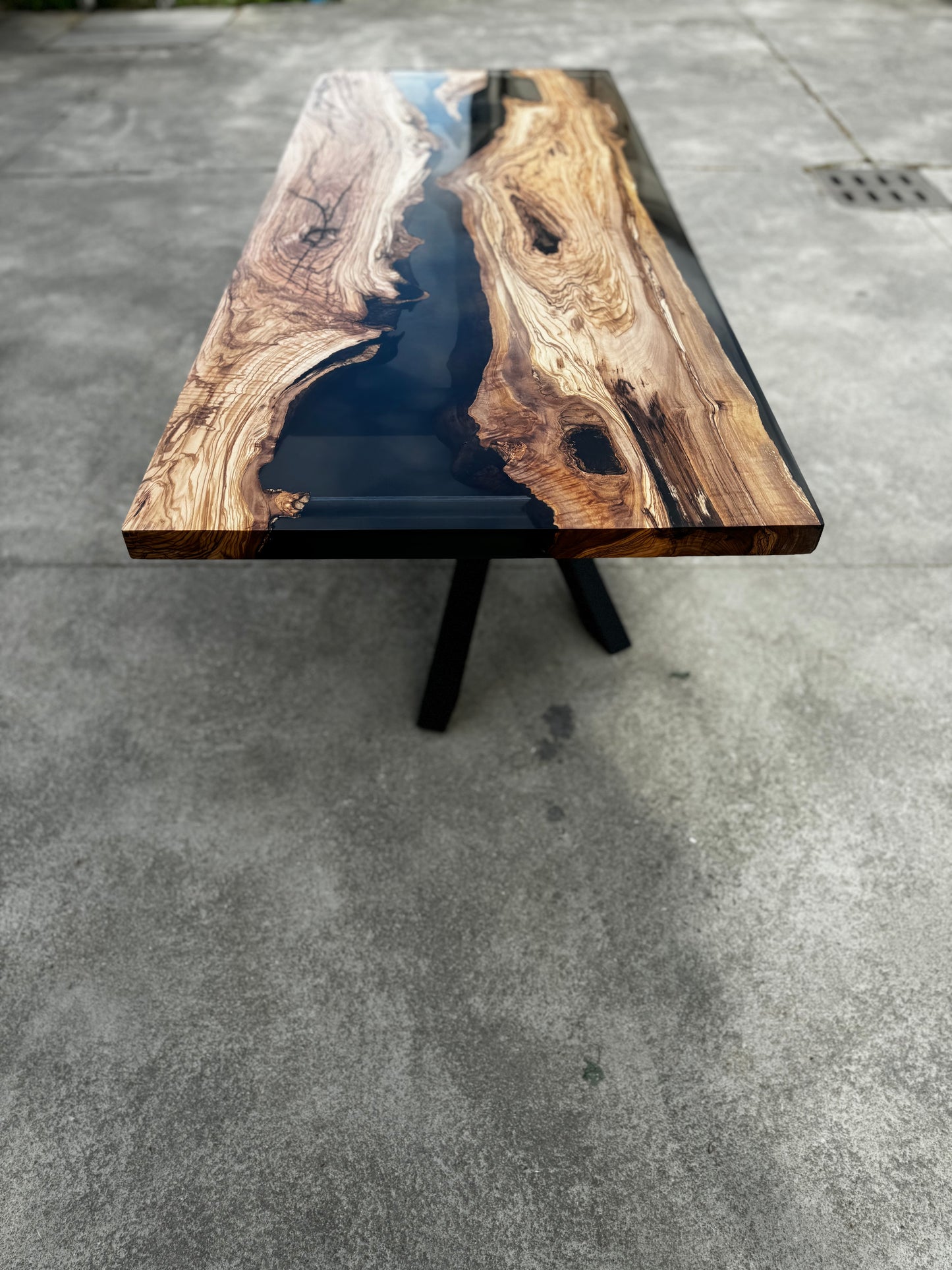 DELTA - River Table in legno e resina