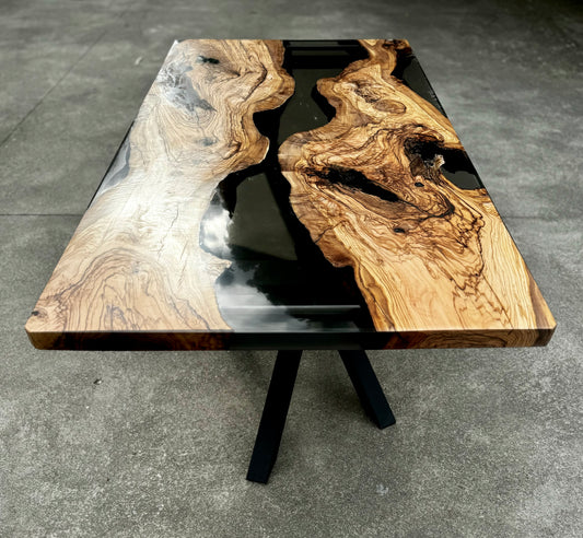 SNAPE - River Table in legno e resina