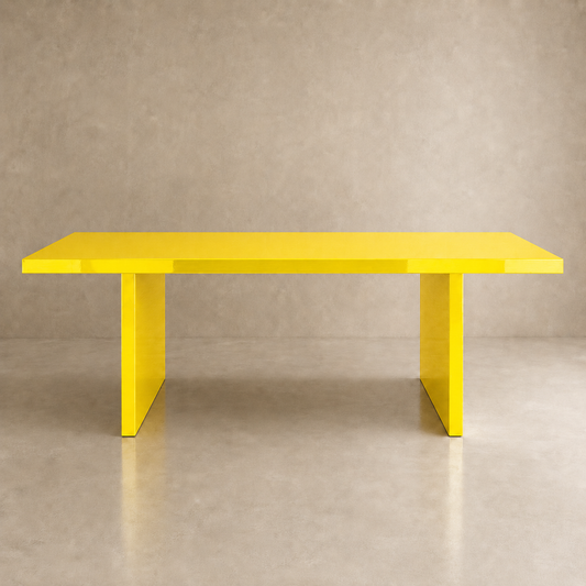 Alfa - Tavolo laccato lucido a specchio Ral 1003