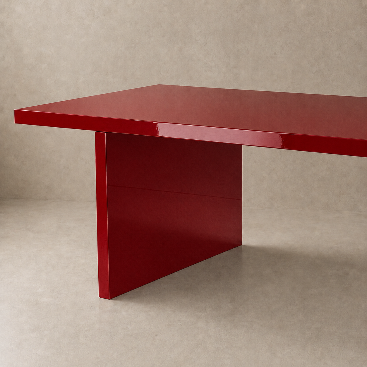 Alfa - Tavolo laccato lucido a specchio Ral 3005