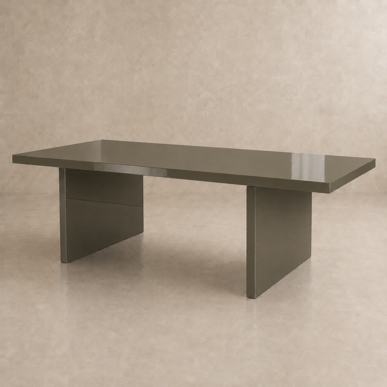 Alfa - Tavolo laccato lucido a specchio Ral 7039