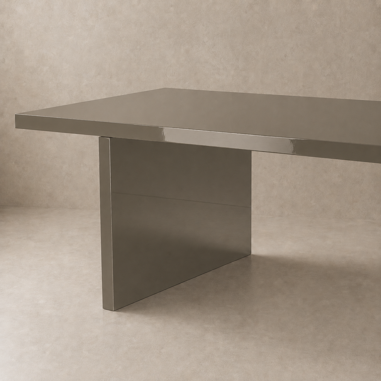 Alfa - Tavolo laccato lucido a specchio Ral 7039