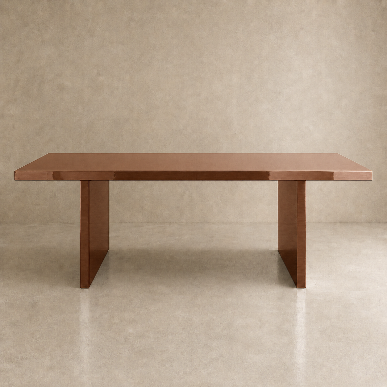 Alfa - Tavolo laccato lucido a specchio Ral 8003