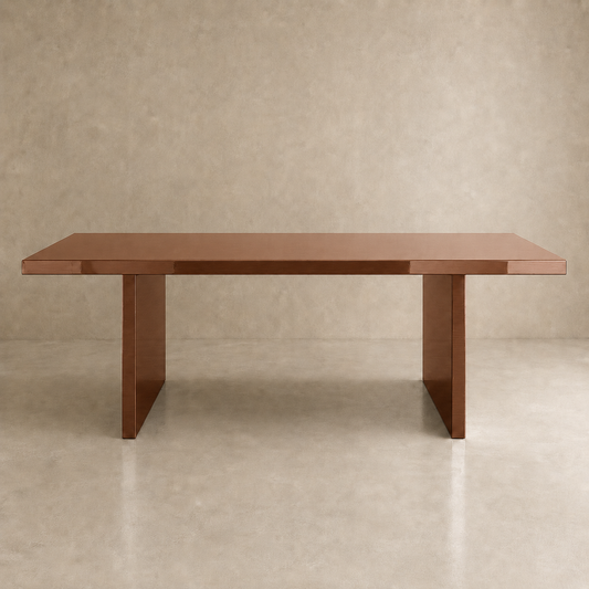 Alfa - Tavolo laccato lucido a specchio Ral 8003