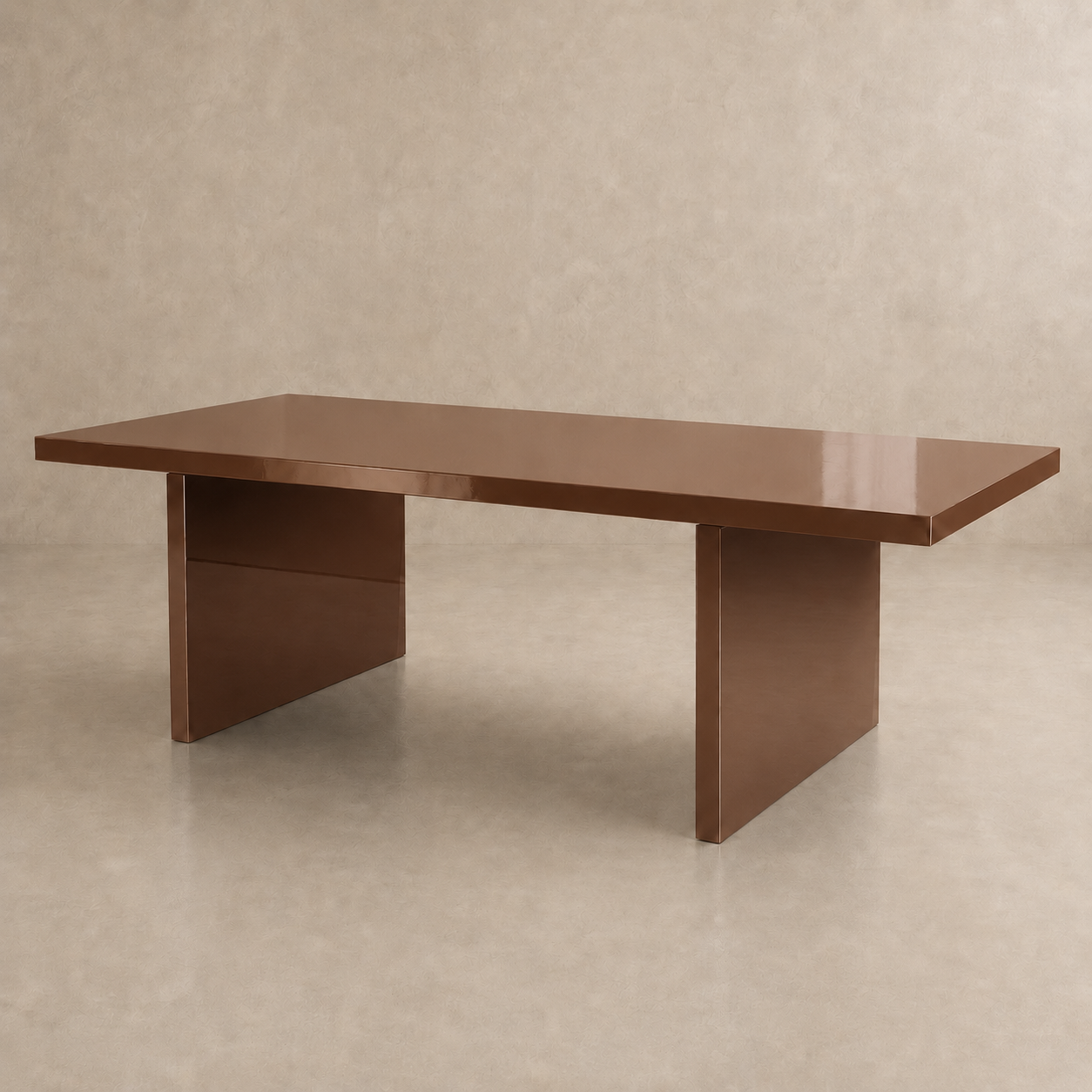 Alfa - Tavolo laccato lucido a specchio Ral 8003