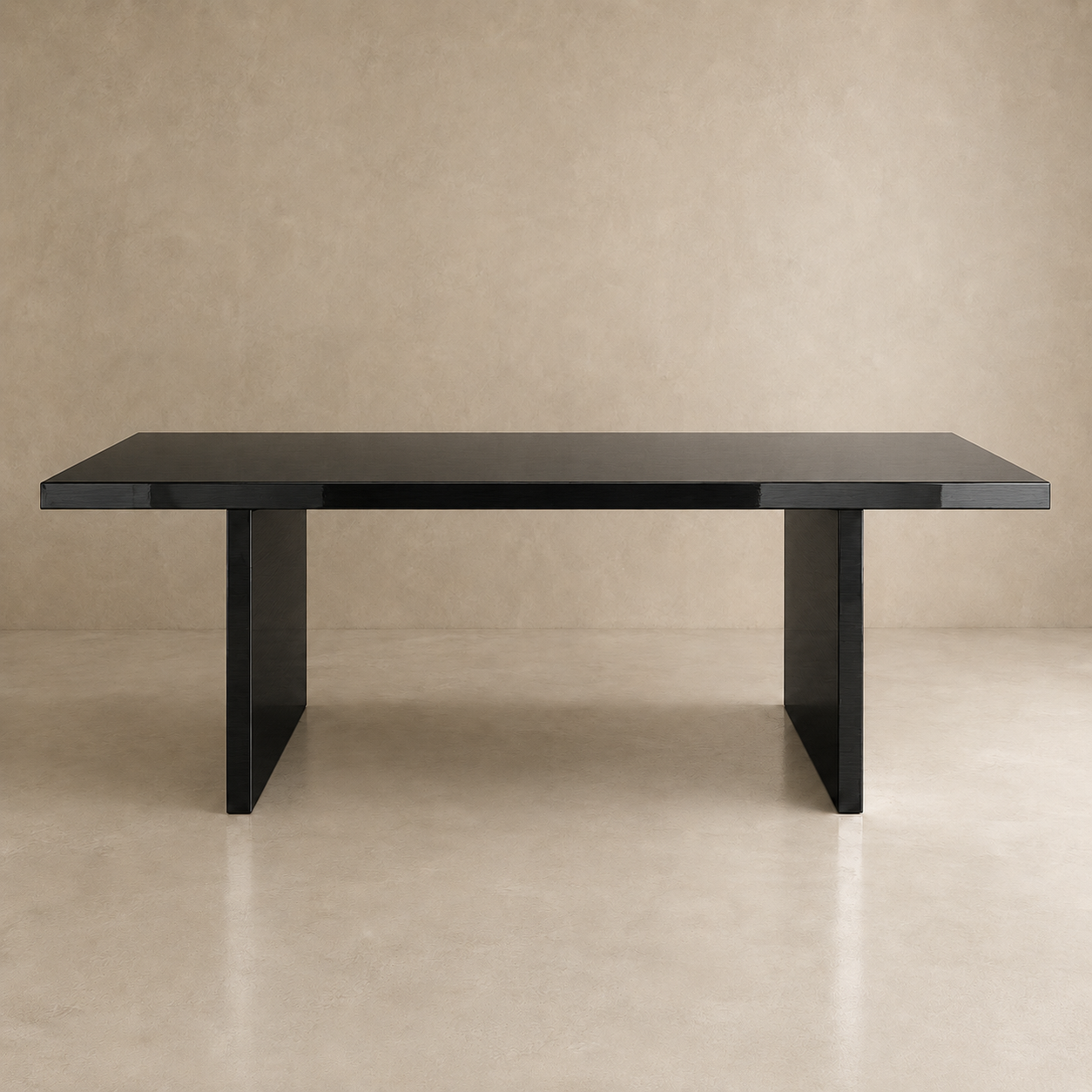 Alfa - Tavolo laccato lucido a specchio Ral 9005