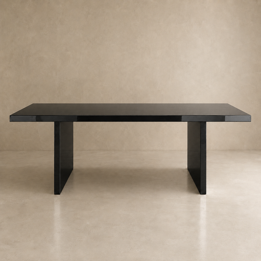 Alfa - Tavolo laccato lucido a specchio Ral 9005