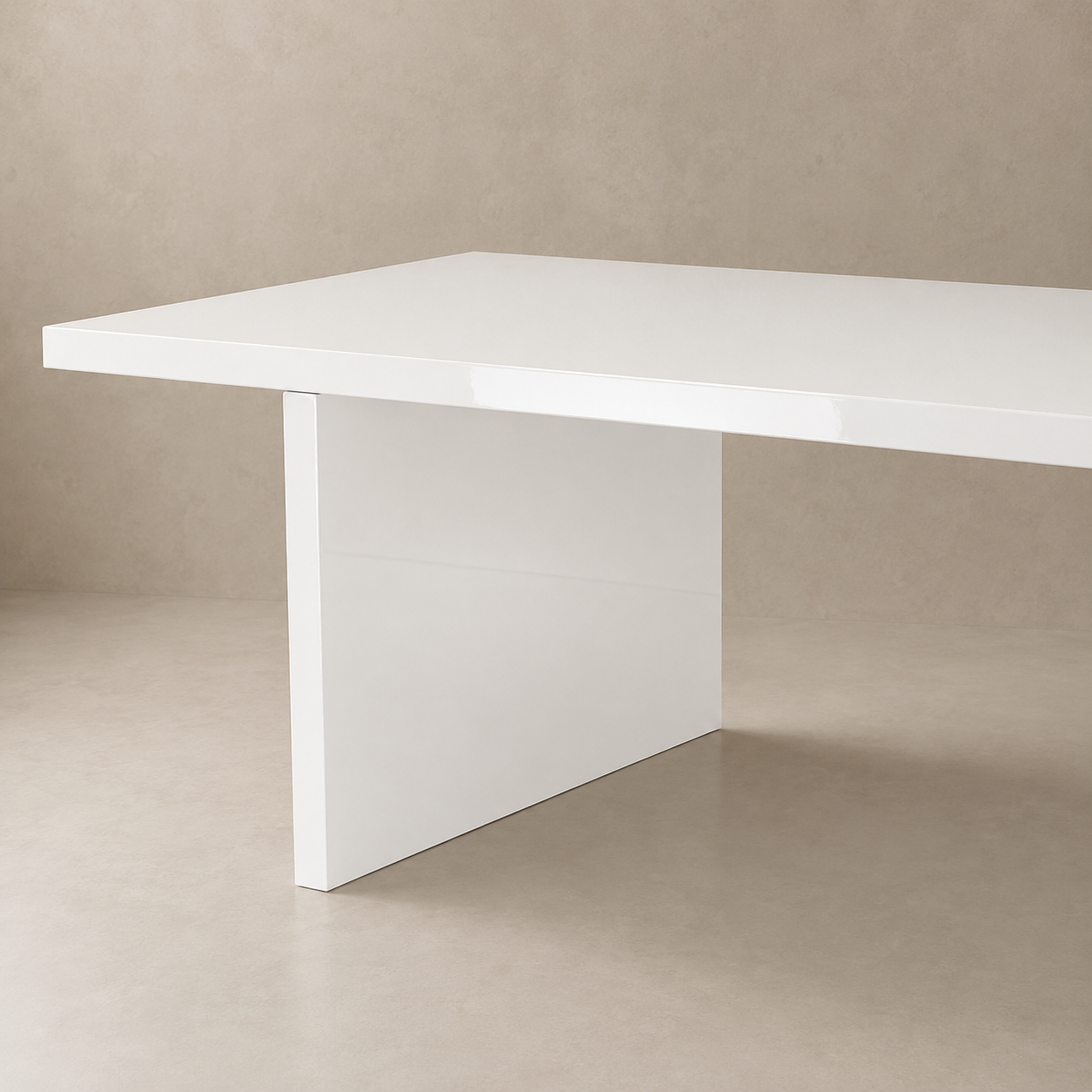 Alfa - Tavolo laccato lucido a specchio Ral 9010
