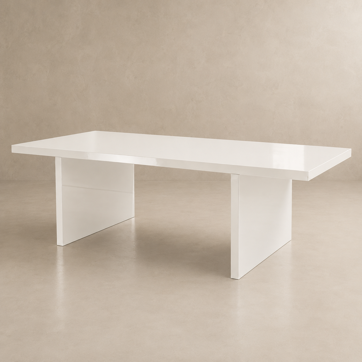 Alfa - Tavolo laccato lucido a specchio Ral 9010