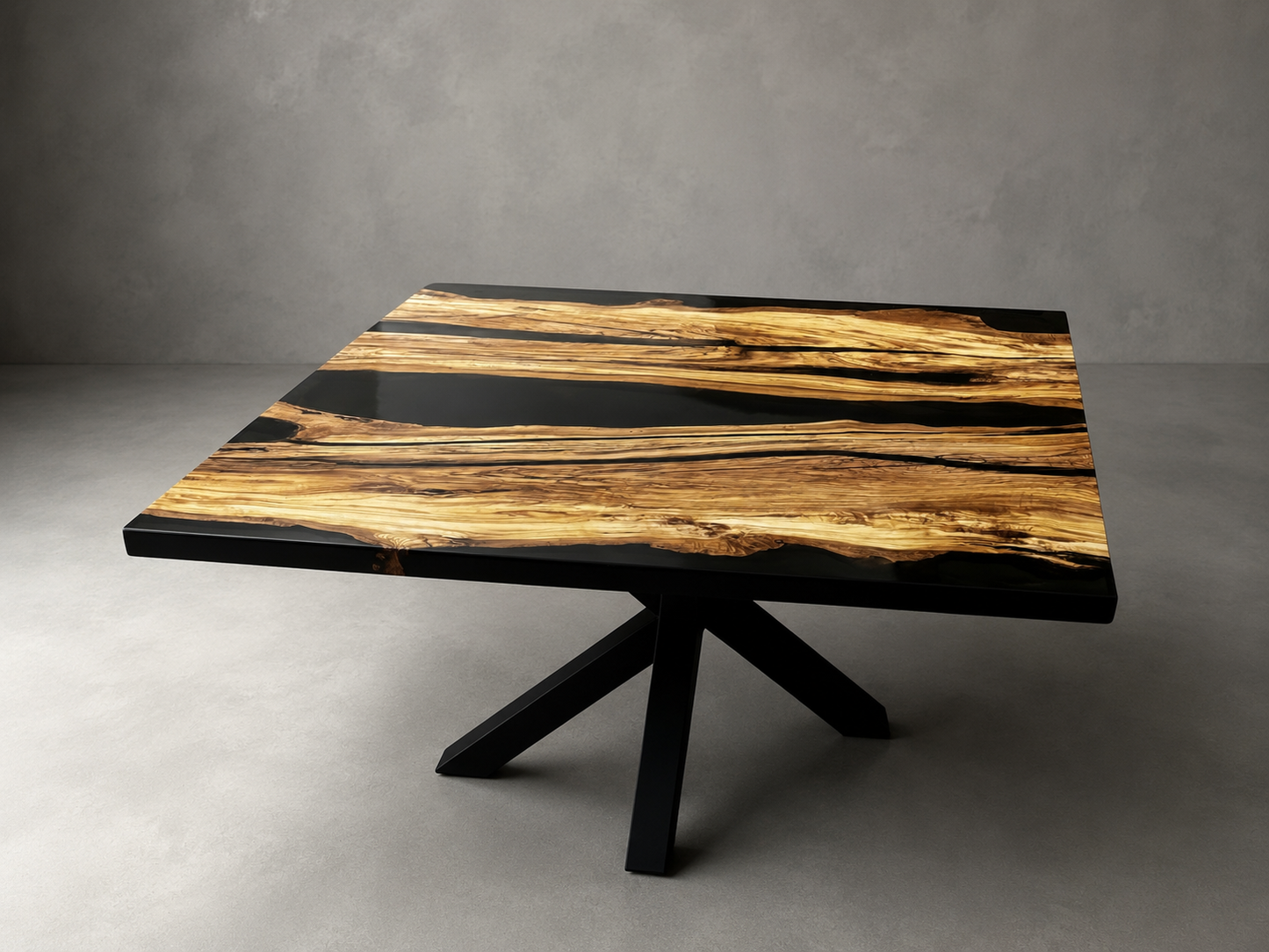 KUADRO - River Table in legno e resina epossidica