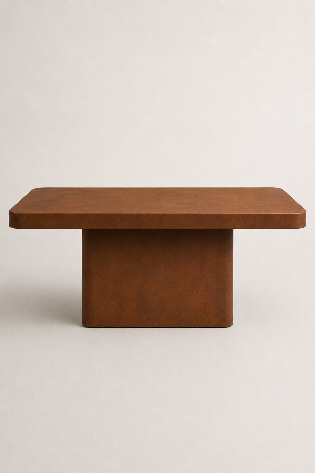 Monolite - Tavolo in microcemento corten