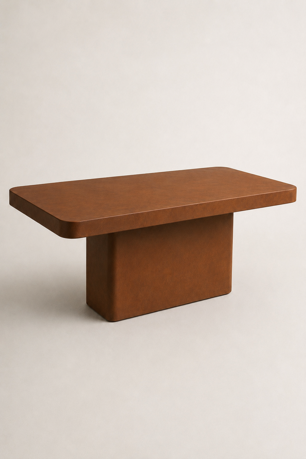 Monolite - Tavolo in microcemento corten