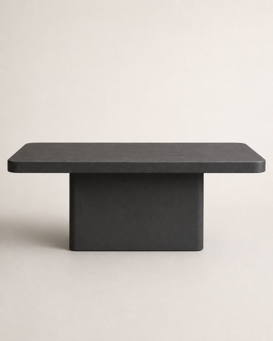 Monolite - Tavolo in microcemento nero grafite