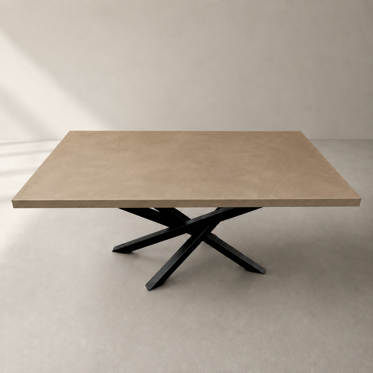Mat - Tavolo in microcemento moka