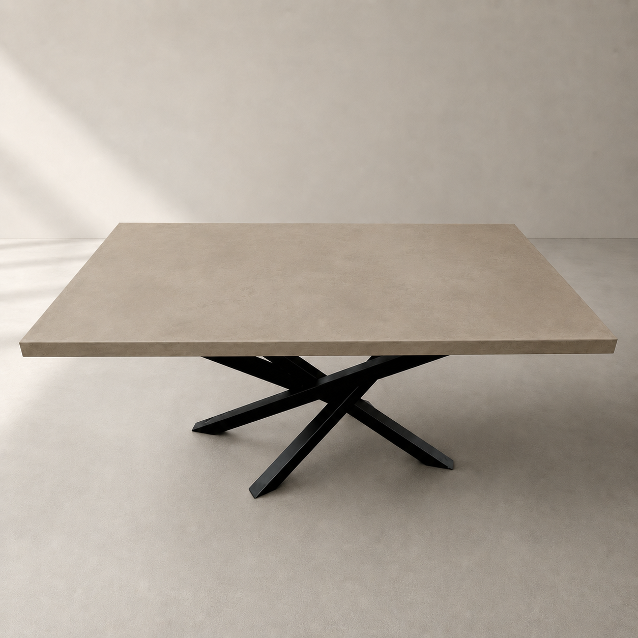 Mat - Tavolo in microcemento taupe