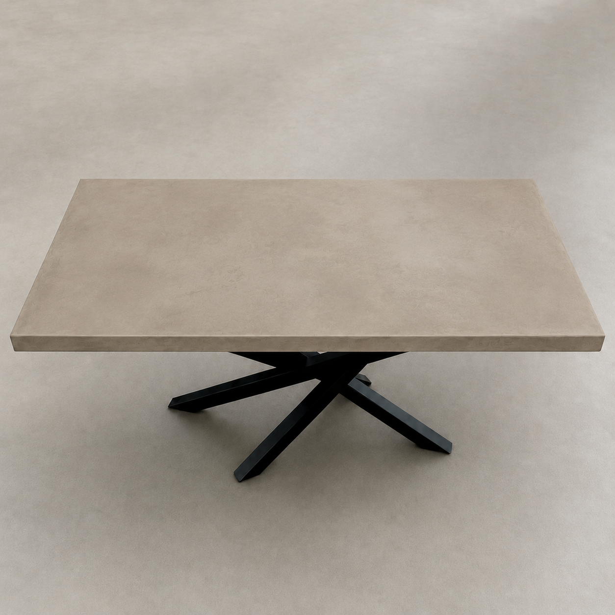 Mat - Tavolo in microcemento taupe