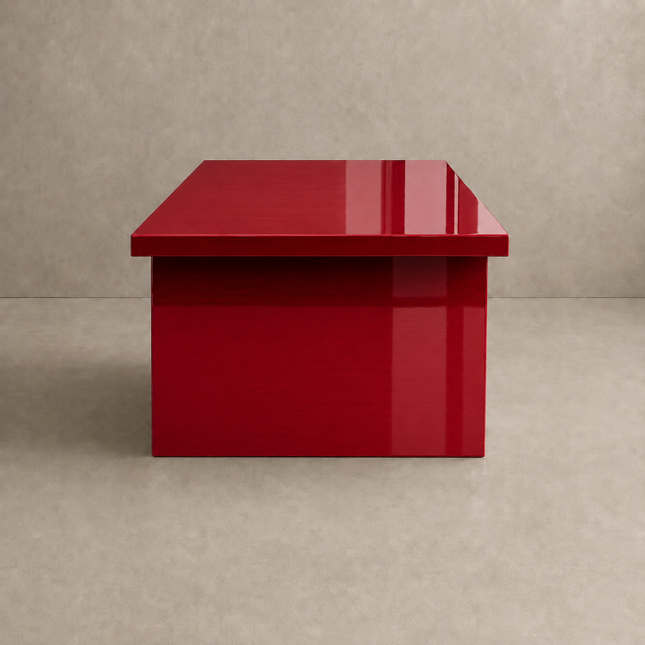 Alfa - Tavolo laccato lucido a specchio Ral 3005